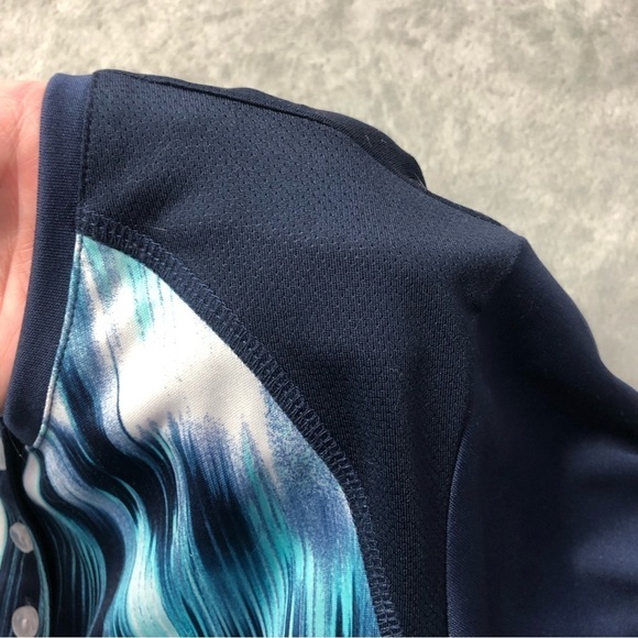 NWOT Callaway Opti-dry Athletic Blue Golf Short Sleeve Shirt Size Small - Picture 7 of 10